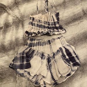 Two piece tie dye set from Hazel Boutique